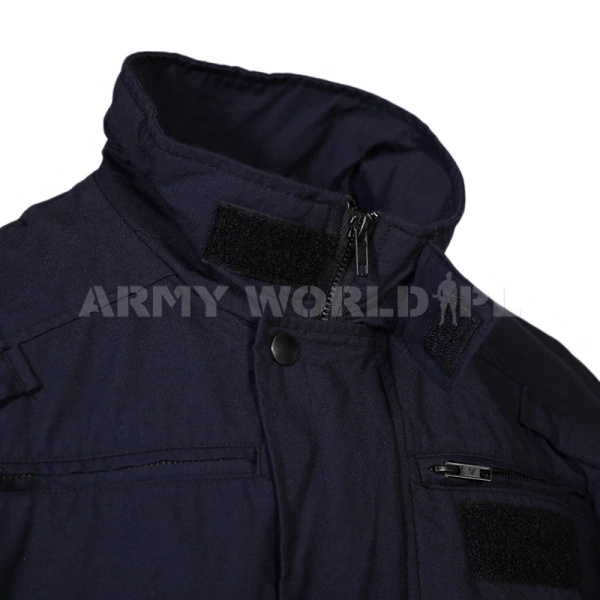 Kurtka Robocza Holenderska Wahler Kermel Granatowa Oryginał Demobil BDB