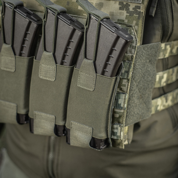 Ładownica Elastyczna Na 3 Magazynki Elite Laser Cut M-Tac Ranger Green (10145123)