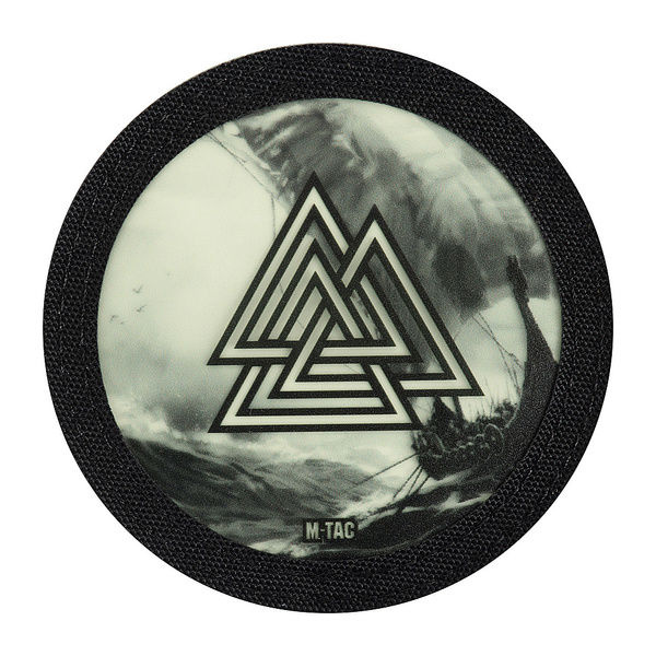 Naszywka Valknut/Drakkar M-Tac Black/GID (51291299)