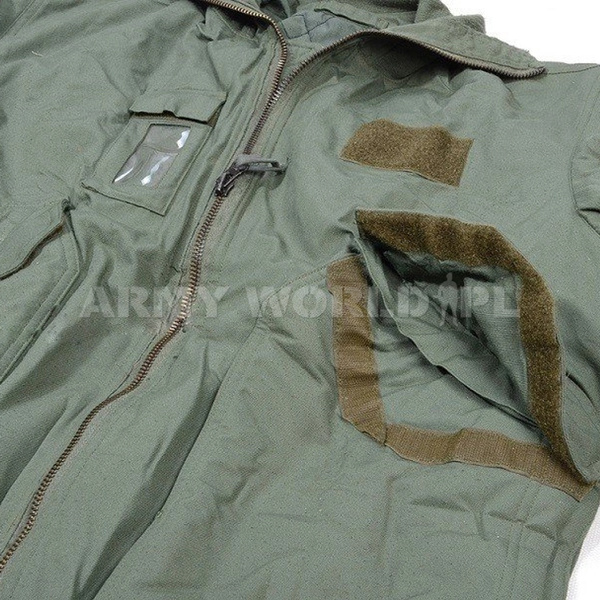 Kurtka Wojskowa Holenderska Pilotka Zimowa NOMEX GORE-Tex Olive Oryginał Demobil BDB