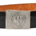 Military Leather Gala Belt Bundeswehr Original Demobil SecondHand