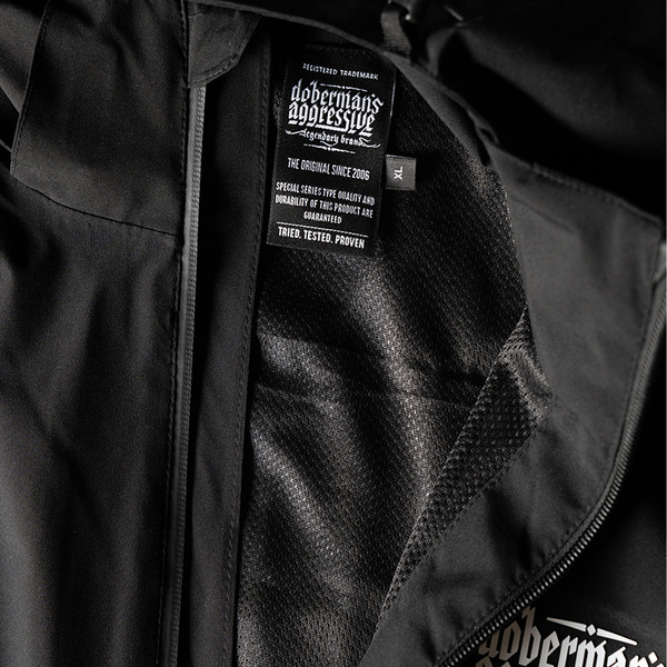 Kurtka Windbreaker Doberman's Aggressive Czarna (KU09)