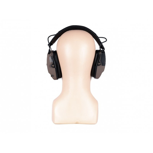 Ochronniki Słuchu Aktywne RealHunter ACTIVE ProSHOT BT Brązowe (EM030 brown)