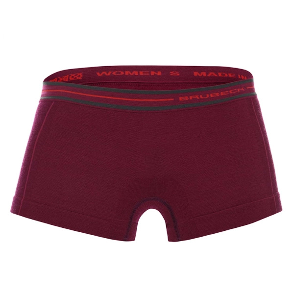 Bokserki Damskie ACTIVE WOOL Brubeck Śliwkowe (BX10860)