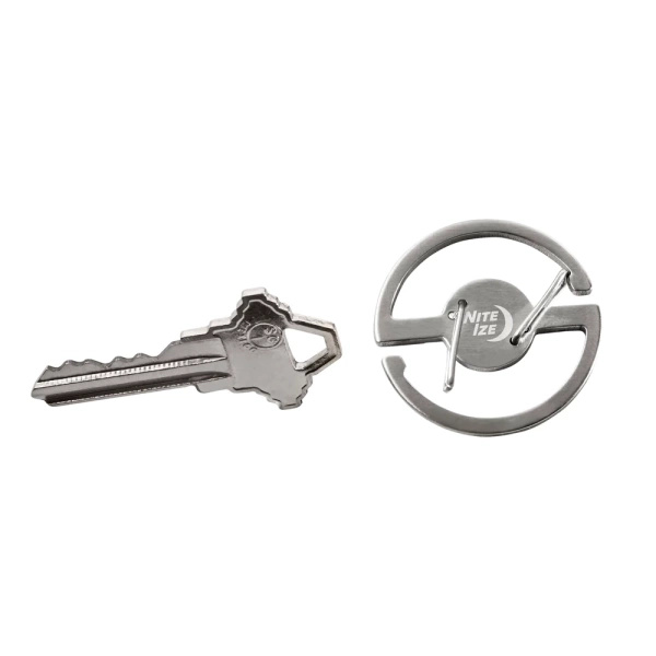 Karabinek Na Klucze Medallion Key Carabiner Stalowy Nite Ize Srebrny (MKC-11-R3)