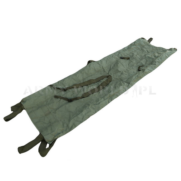 Dutch Military Tarp Stretcher Olive Original Surplus Very Good Condition