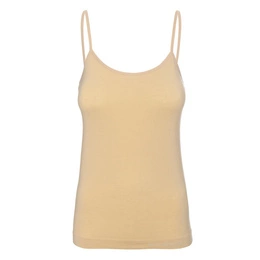 Koszulka Damska Camisole Comfort Cotton Brubeck Beżowa (CM00210)