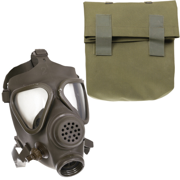 Maska Przeciwgazowa Austriacka Wojskowa Drager M65a2 / BC65 + Filtr CF32 ABEK Hg P3 + Pokrowiec Oryginał Demobil BDB