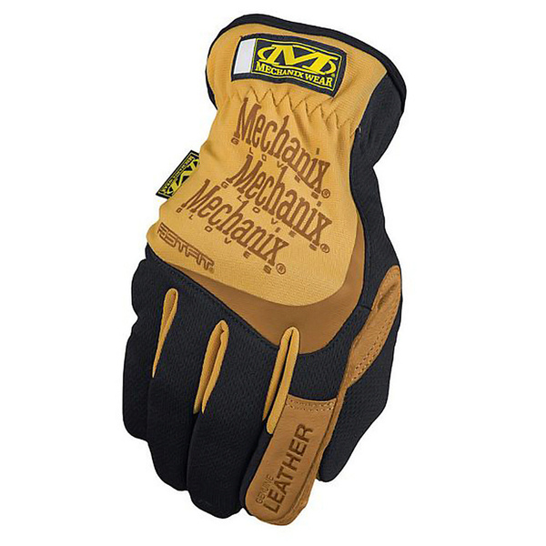 Tactical Gloves Mechanix Wear Fast Fit Leather Yellow/Black New