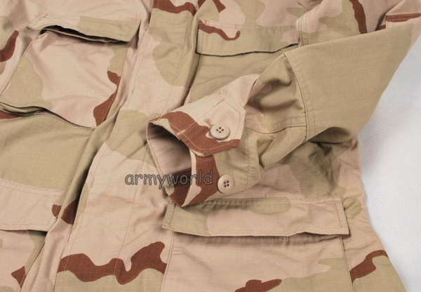 Bluza Wojskowa Pustynnna US ARMY 3-Color Ripstop Oryginał Demobil BDB