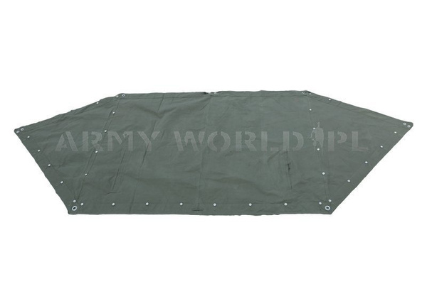 Half-Shelter Poncho Bundeswehr + Frame Olive Genuine Military Surplus Used