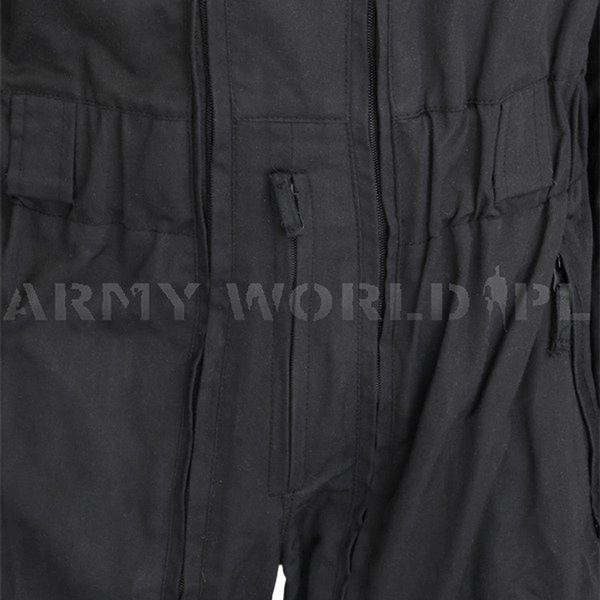 Dutch Flame Retardant Military Overalls KMAR Black Original Used -  Set Of 5 Pieces