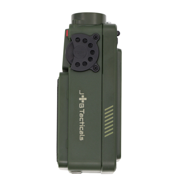 Radio Awaryjne Solarne z Latarką, Lampką LED, SOS i Powerbankiem JB Tacticals (JB-08)