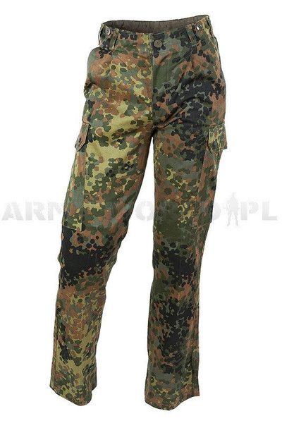 Trousers Flecktarn Bundeswehr Cargo Pants Genuine Military Surplus Used 