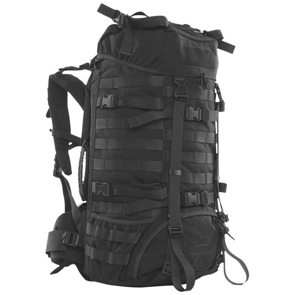 Military Backpack Wisport Raccoon 45 Litres Black (R45BLA)