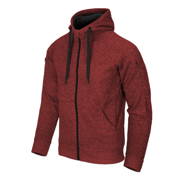 Covert Tactical Hoodie FullZip Helikon-Tex Melange Red (BL-CHF-SF-M5)