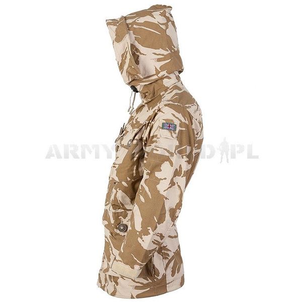 Kurtka Wojskowa Parka Brytyjska Pustynna Windproof DPM Desert Oryginał Nowa 