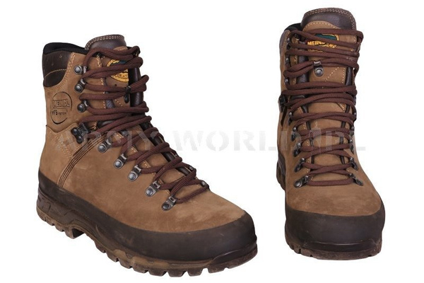 Buty Wojskowe Górskie Meindl 2910-55 Nubukowe Brązowe Oryginał Demobil DB