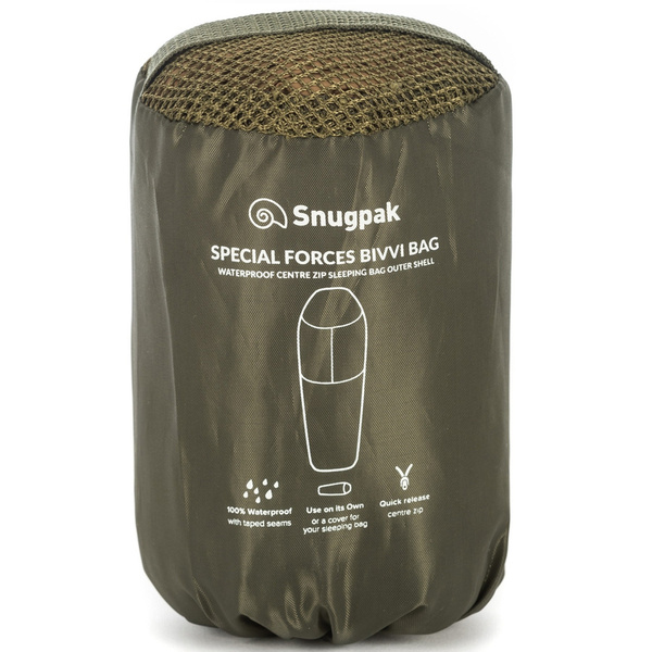 Pokrowiec Special Forces Center Zip Bivvi Snugpak Olive Demobil DB
