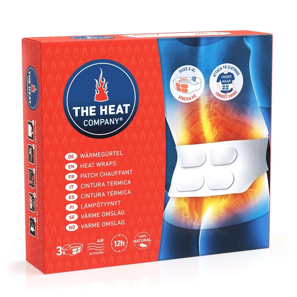 Ogrzewacz / Pas Cieplny 12h The Heat Company Heat Wrap x 3 Sztuki