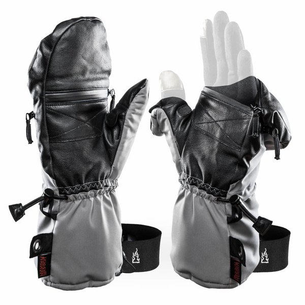 Rękawice Zimowe Shell The Heat Company Grey