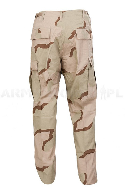 Spodnie Wojskowe Pustynne U.S.M.C M-89 3-Color Oryginał Nowe 