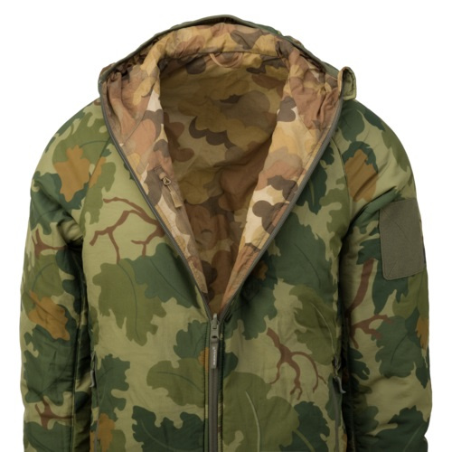 Reversible Jacket WOLFHOUND Hoodie Windpack Helikon-Tex Desert Night Camo / US Desert (KU-RWH-NL-0L05A)