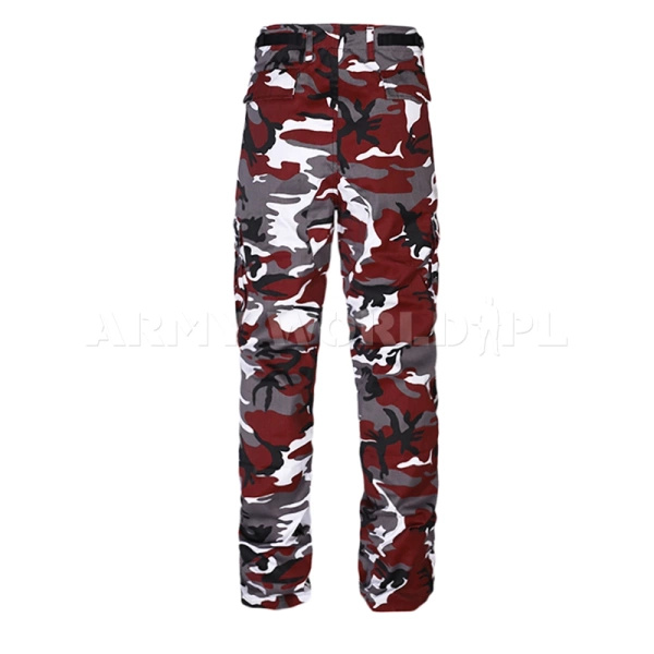 Spodnie Bojówki US Combat Vintage Red Hot 