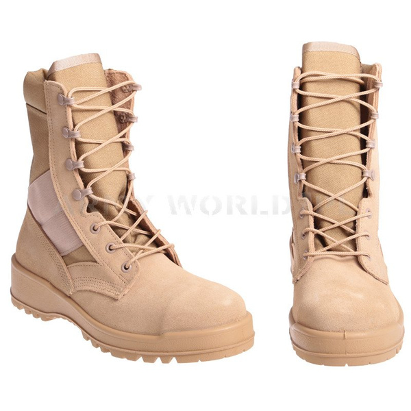 Buty Wojskowe US Army Hot Weather Steel Toe Boot UPCW Thorogood Desert Oryginał Demobil BDB