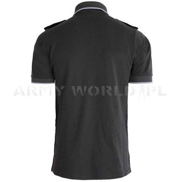 Koszulka Polo Sport Wool Szaro/Niebieska Oryginał Demobil
