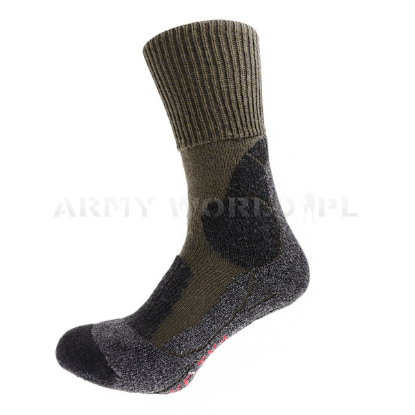 Skarpety Wojskowe Falke-TK1 Olive / Szare Oryginał Demobil BDB