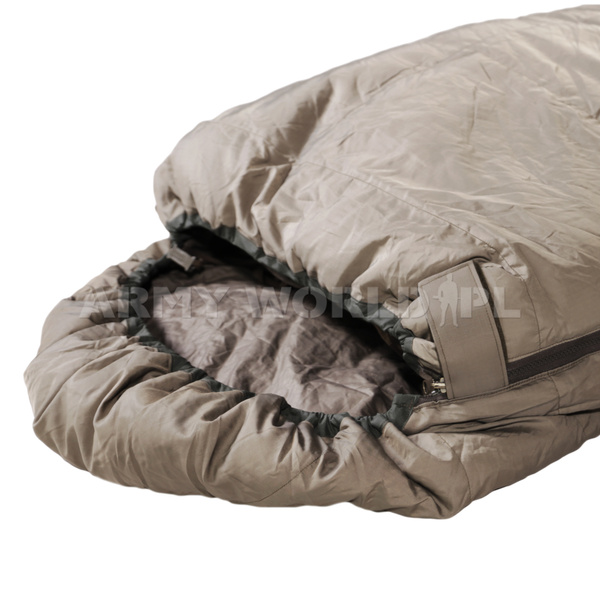 Śpiwór Puchowy Bundeswehr Mumia Volker Calesta Olive Oryginał Demobil BDB