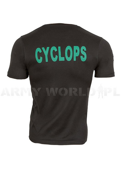 Thermoactive T-shirt Coolmax With Badge Cyclops Black Used