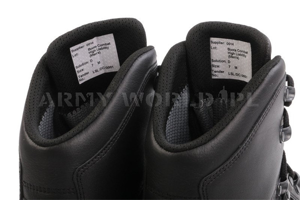 Buty Wojskowe Brytyjskie Combat Hight Liability Solution D Czarne Nowe II Gatunek 