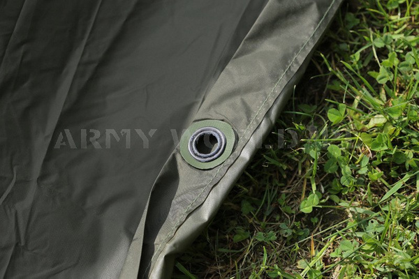 Dutch Army Tarpaulin Shelter 320 x 390 cm Olive Green Genuine Military Surplus Used