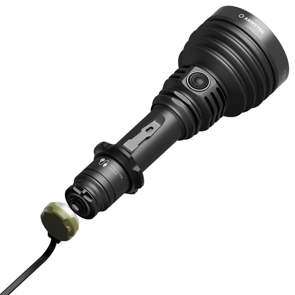 Latarka Armytek Szperacz Barracuda Pro Max White Czarna (F10501PC)