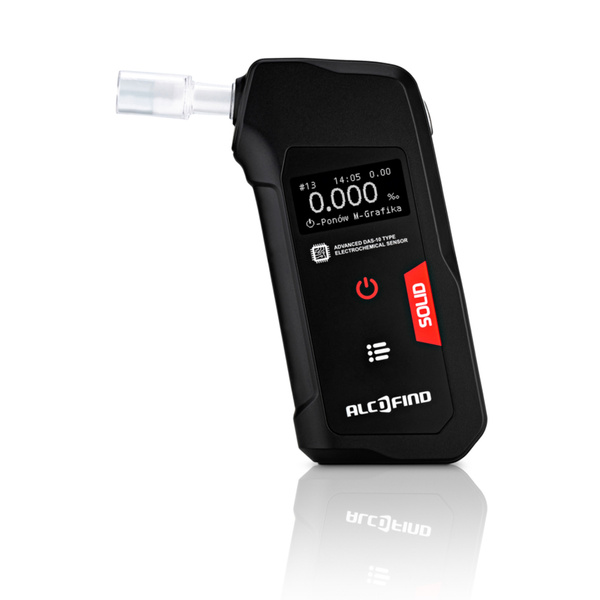 Alkomat Elektrochemiczny AlcoFind Solid Czarny