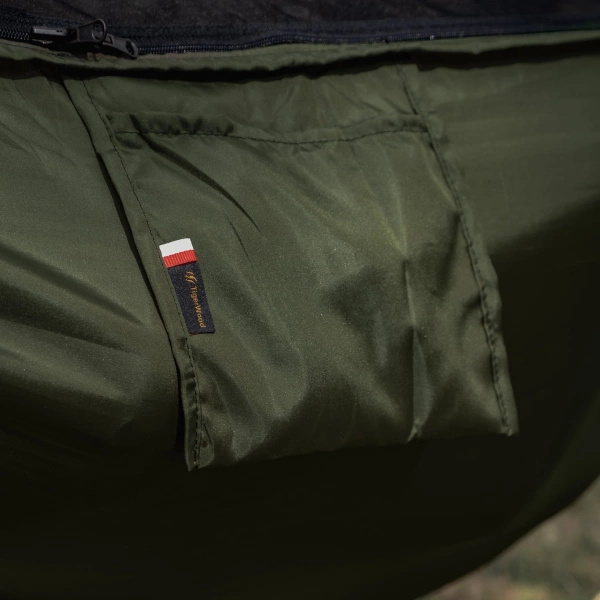 Hamak Lekki Turystyczny Ważka V1 Long + Moskitiera TigerWood Khaki