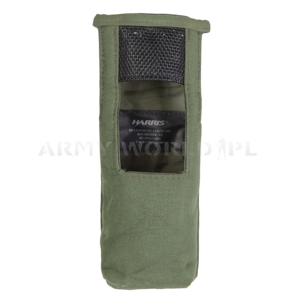 Dutch Bag / Pouch For Radio MOLLE Harris Olive Original Used II Quality