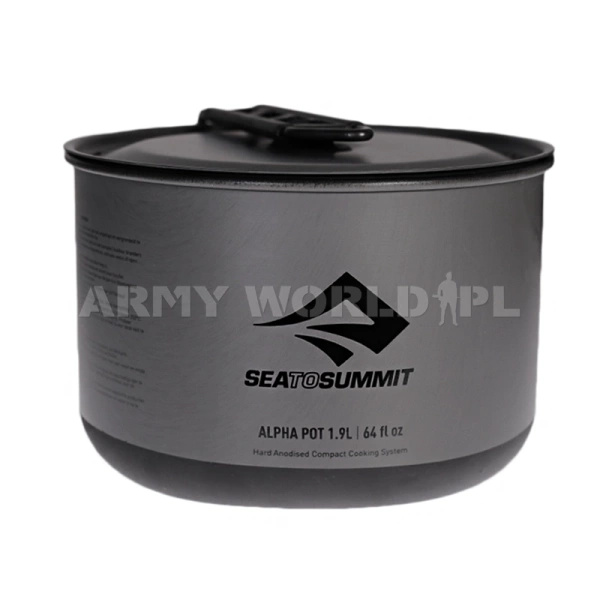 Garnek Sea To Summit Alpha 1,9 Litra Warstwa Nieprzywierająca Oryginał Demobil BDB