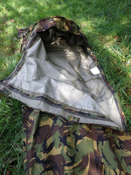 Bivi Cover / Sleeping Bag Cover With Mosquito Net Gore-Tex CARINTHIA Dutch DPM Original Used