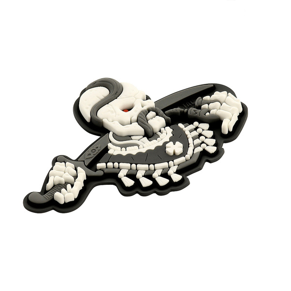 Naszywka You Only Die Once 3D PVC M-Tac Grey/White (51160113)