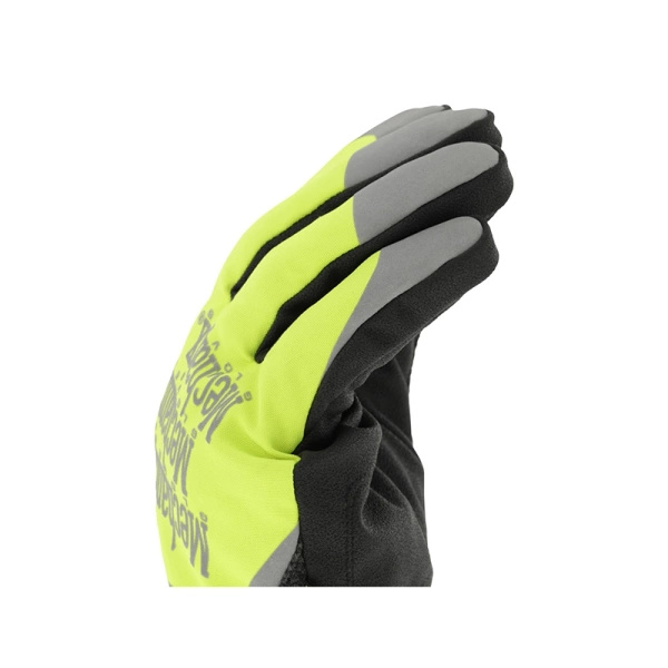 Rękawice Zimowe Mechanix Wear ColdWork Hi-Viz FastFit E5-360CR Czarne /Zielone (CWKSFF-X91)