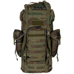 Plecak BW Combat Backpack MOLLE 65L MFH Woodland (30250T)