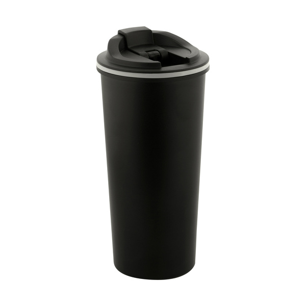 Kubek Termiczny Z Zaworem 450 ml M-Tac Czarny (60053002)