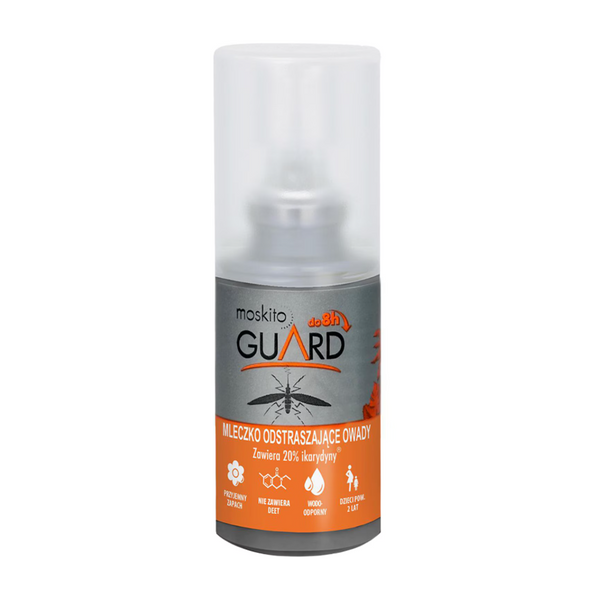 Środek Odstraszający Komary i Kleszcze Moskito Guard Balsam Z Atomizerem 20% Ikarydyny 30 ml