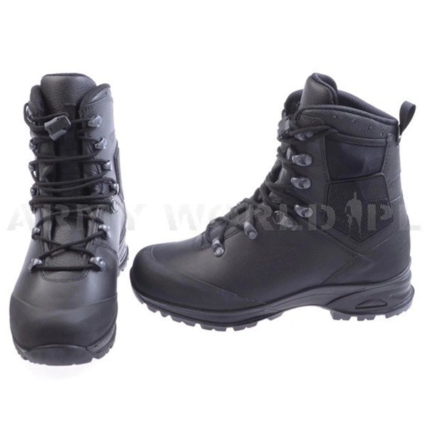 Buty Wojskowe Holenderskie Haix Laars Gevecht Natweer Gore-Tex Czarne Demobil DST