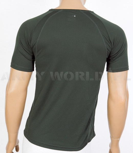 Thermoactive T-shirt Coolmax  With Badge The Rifles Dark Green Used