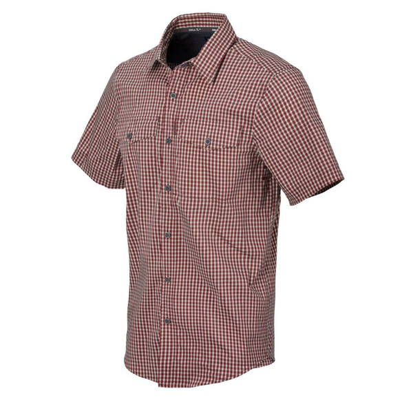 Shirt Covert Concealed Carry Short Sleeve Helikon-Tex Dirt Red Checkered (KO-CCS-CB-C5)