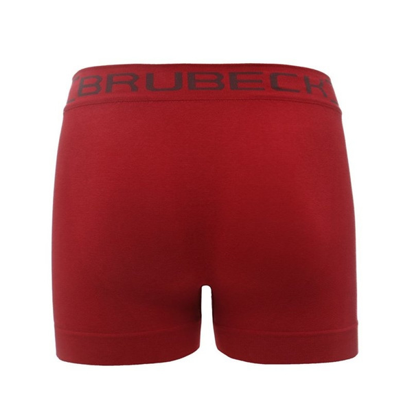 Bokserki Męskie Comfort Cotton Brubeck Ciemnoczerwone (BX00501A)